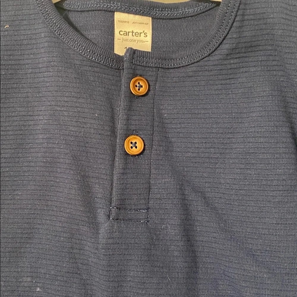 Carter's Boy  Navy Blue Tee with Whale Print Shorts Size 12 months NWT